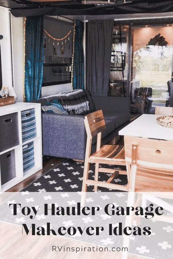 20 Incredible Toy Hauler Garage Transformations RV Inspiration