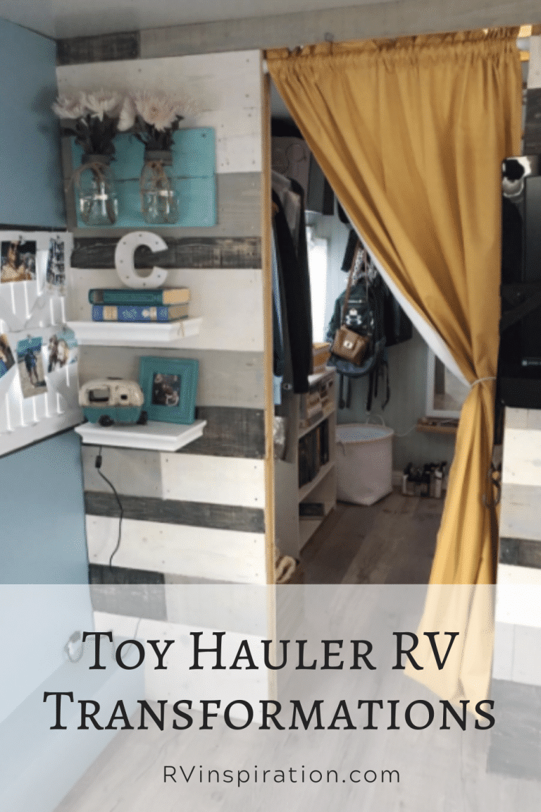 20 Incredible Toy Hauler Garage Transformations RV Inspiration