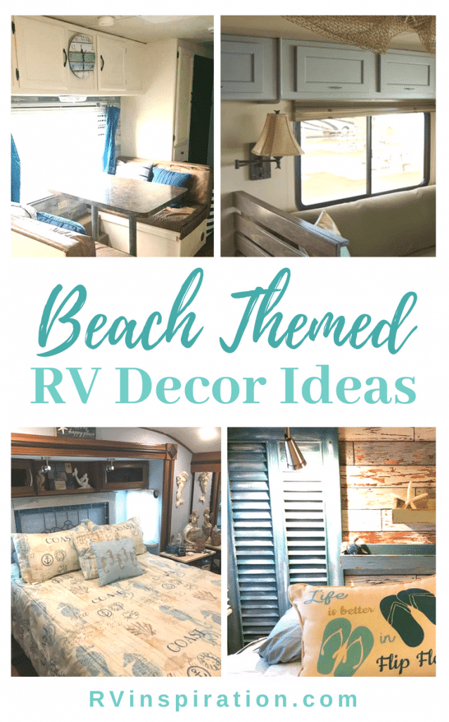 A camper with beach or ocean themed decor can make you feel like you're in a seaside cottage no matter where you are! Get ideas from these RV makeovers.