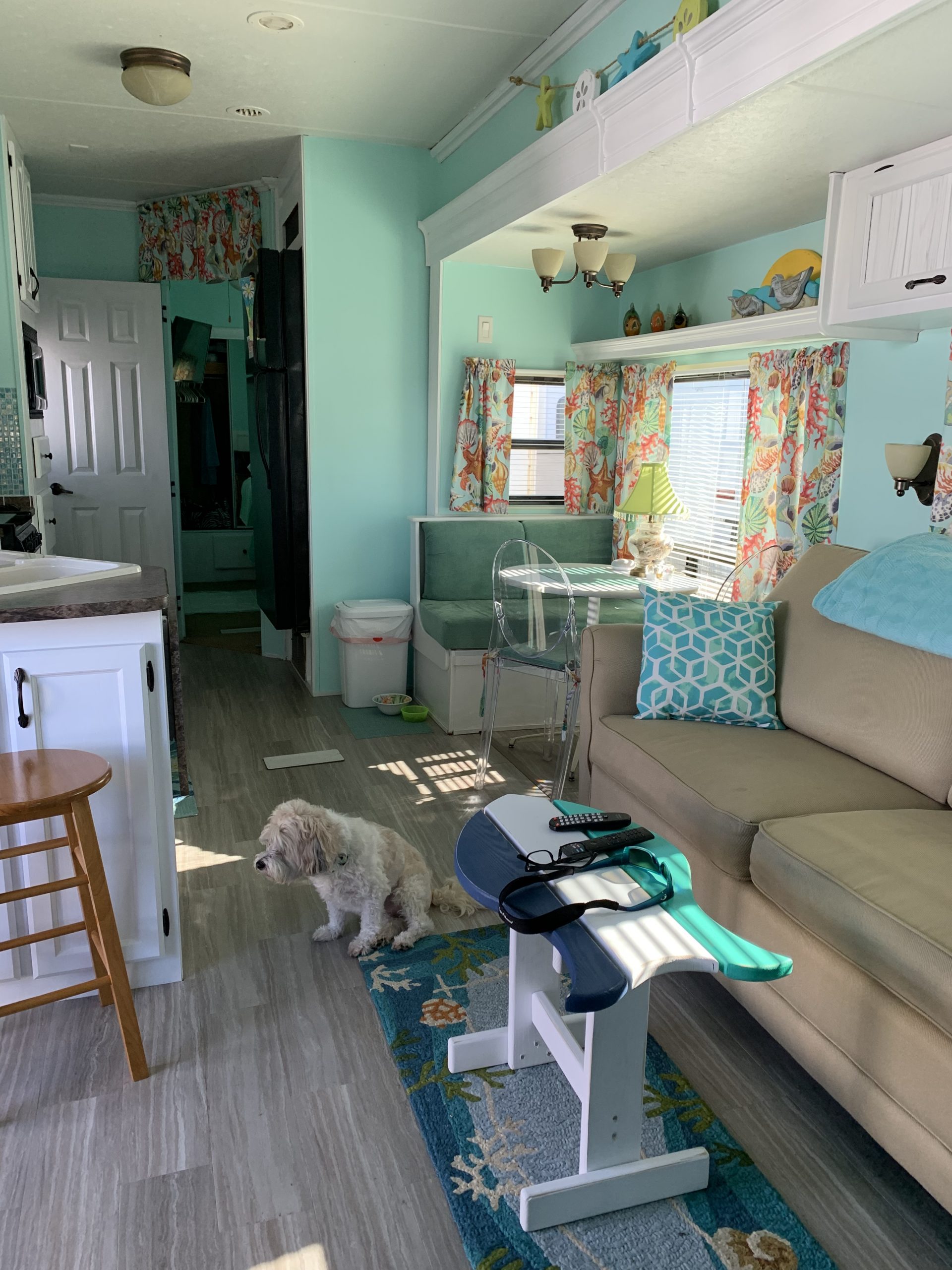 9 RV Makeovers with Beach Themed Decor RV Inspiration