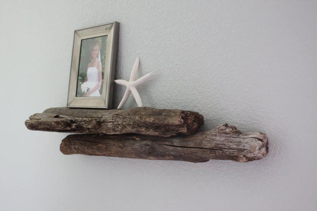 driftwood shelf