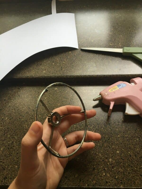 DIY How to Replace Lampshade Hardware Fittings RV Inspiration