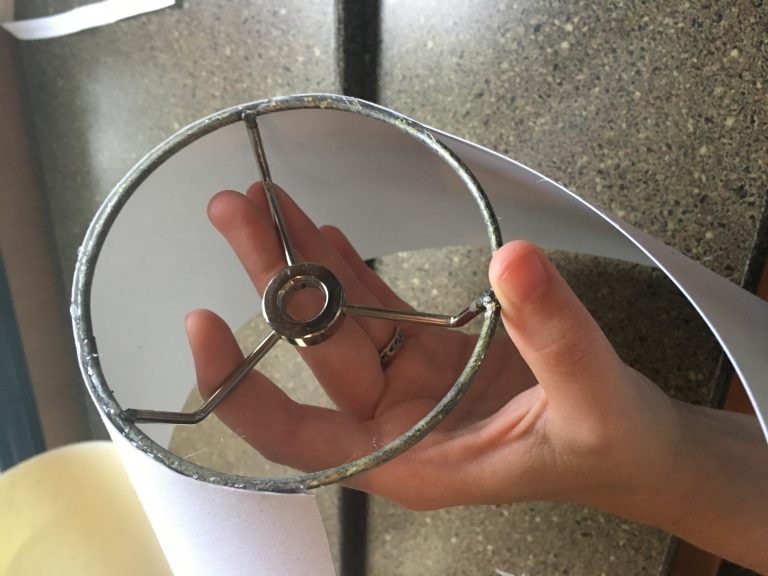 DIY How to Replace Lampshade Hardware Fittings RV Inspiration