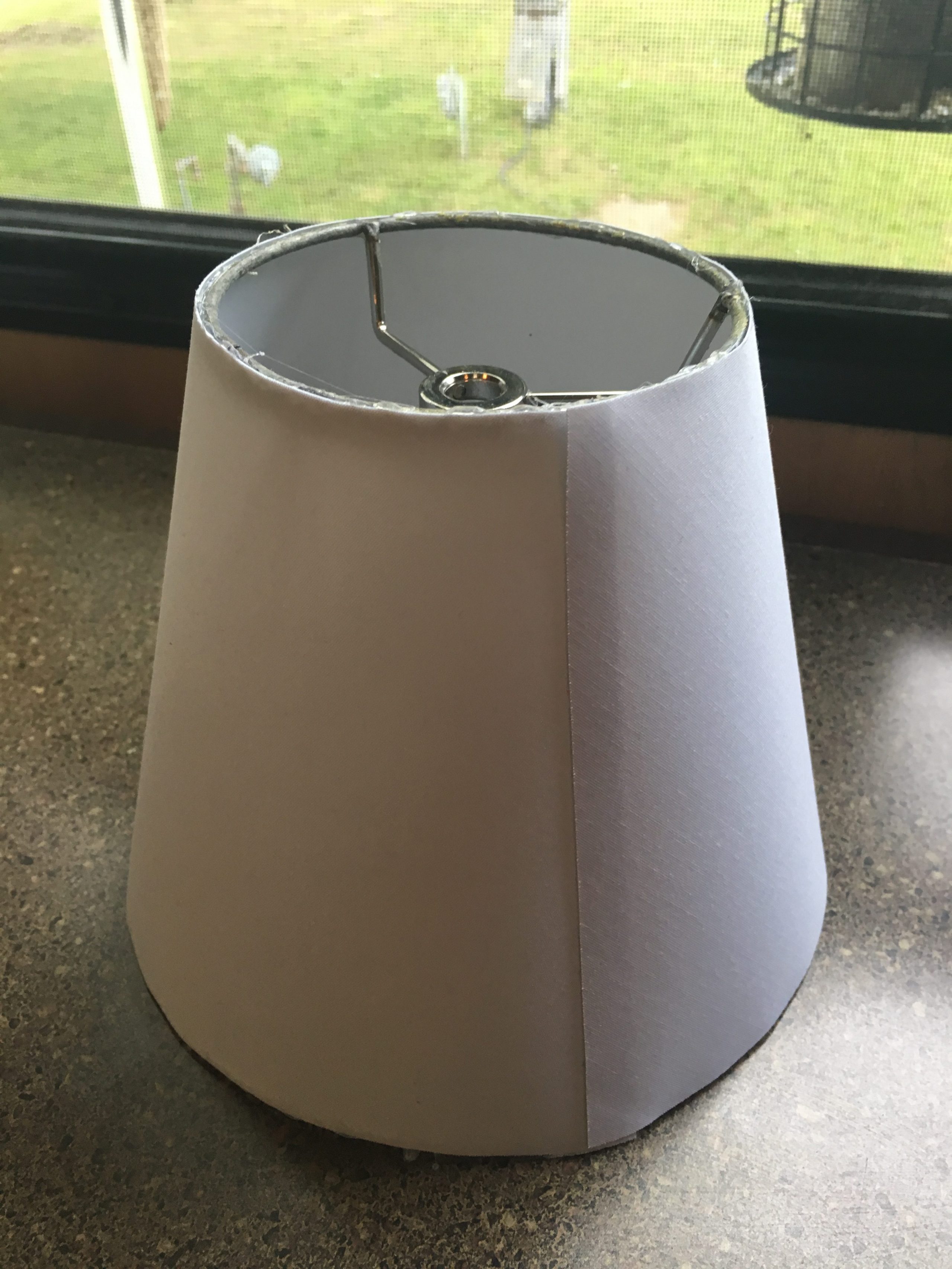 DIY How to Replace Lampshade Hardware Fittings RV Inspiration