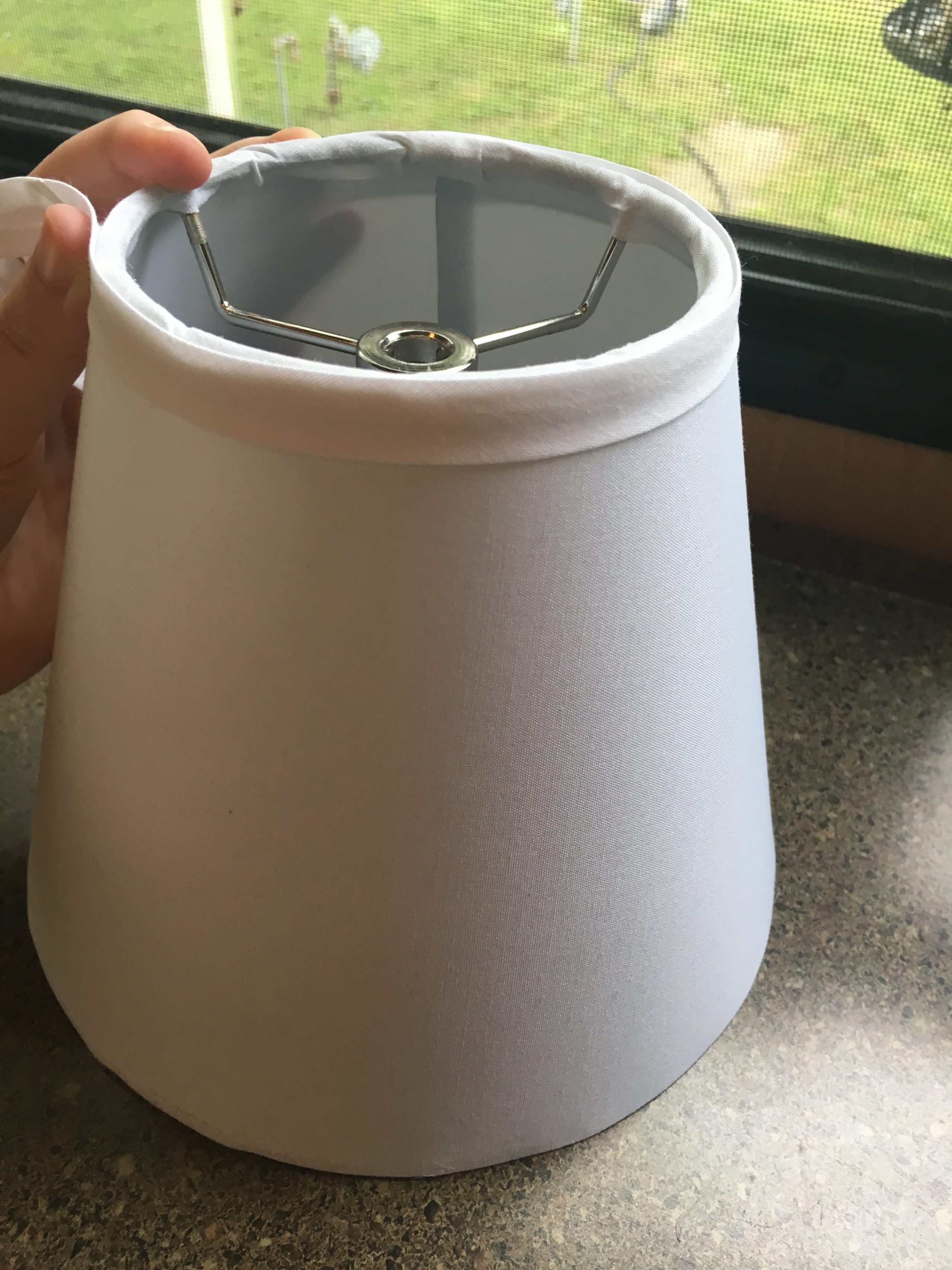 DIY How to Replace Lampshade Hardware Fittings RV Inspiration