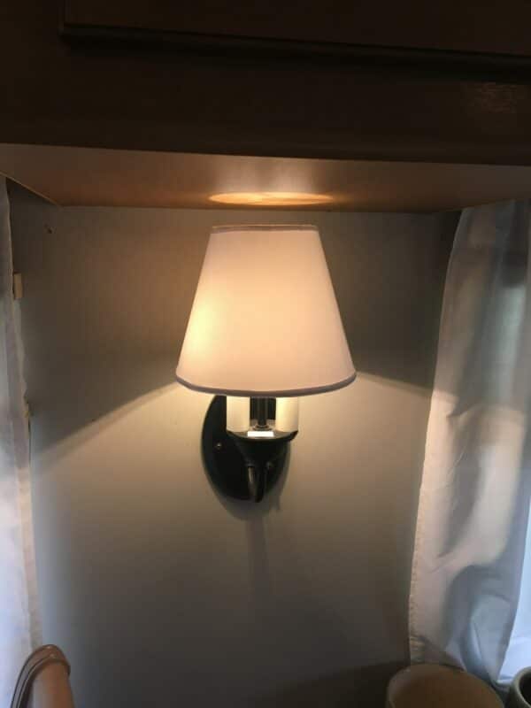 DIY How to Replace Lampshade Hardware Fittings RV Inspiration