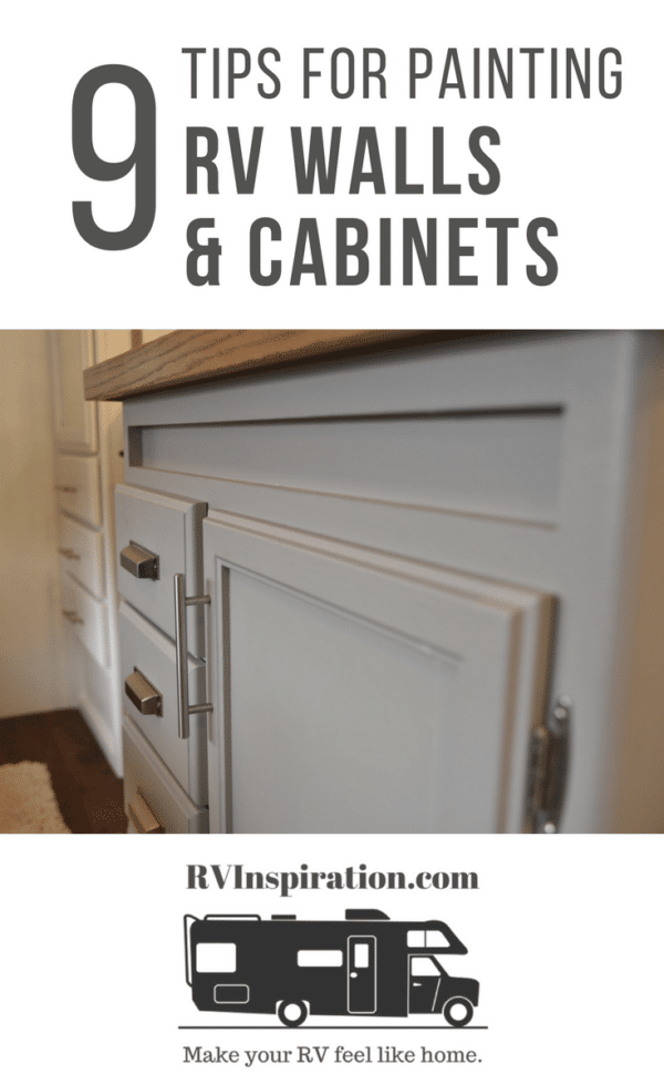 A Complete Guide to Painting RV Interior Walls & Cabinets | RV Inspiration