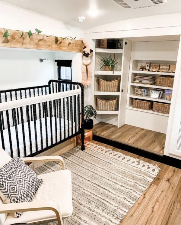 Crib For Camper: 16 RV Ideas for Camping or Full Time RVing with a Baby