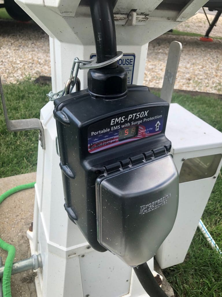 RV EMS surge protector from Progressive Industries