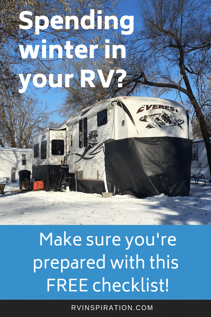 Winterize Rv Checklist Template Free Download: Preparation for Winter RV Living Checklist | RV Inspiration