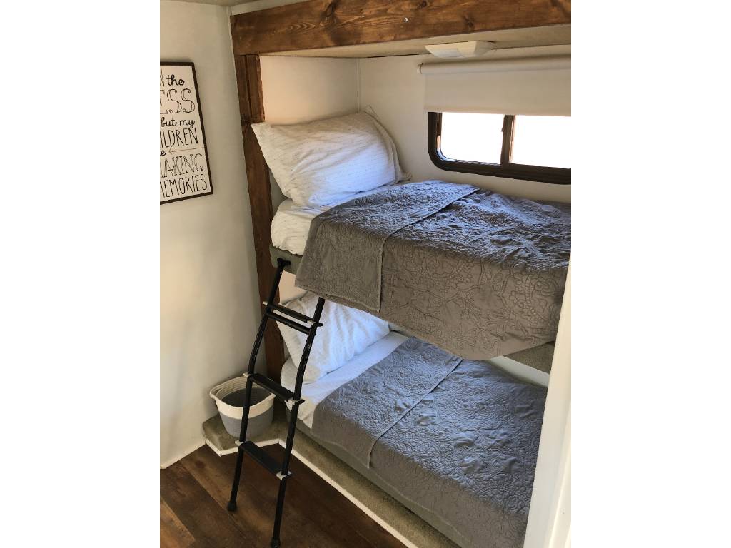 Bunkhouse renovation in motorhome