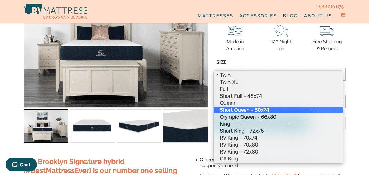 My Honest Review of the Brooklyn Hybrid RV Mattress