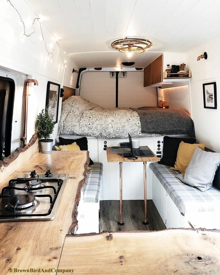 5 DIY Wood Countertop Ideas for RVs, Skoolies, and Camper Vans