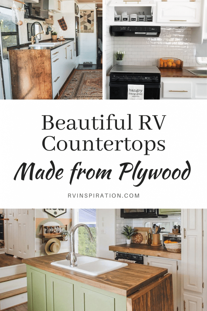 5 Ways to Make DIY Wood Countertops In Your RV or Van