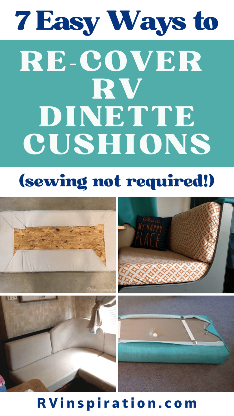 7 Ways to Reupholster RV Cushions RV Inspiration