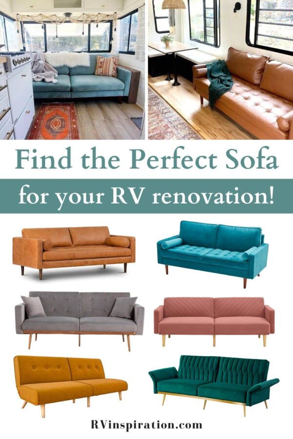 15 MidCentury Modern Sofas to Replace Your Old Camper Couch RV