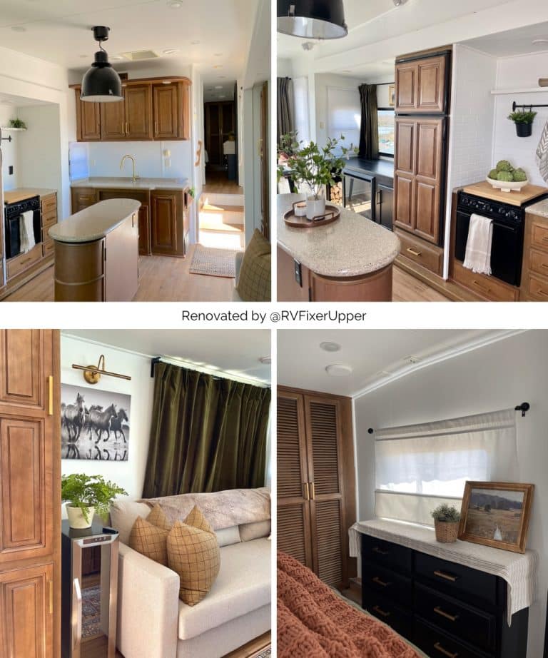 29 Beautiful RV Makeovers with Unpainted