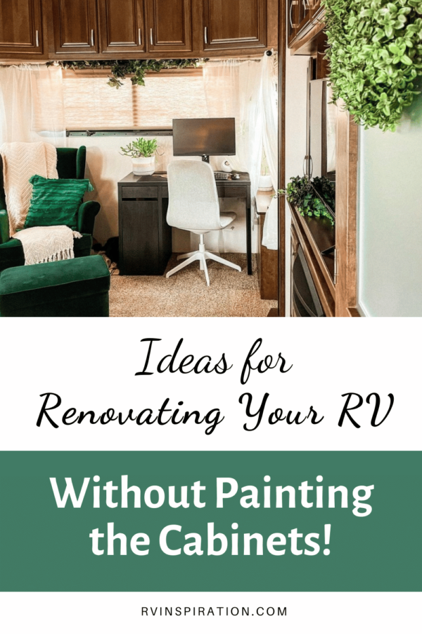 Beautiful RV Makeovers with Unpainted Cabinets | RV Inspiration
