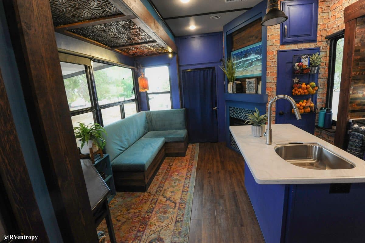 Camper Remodel RV Interior Paint Ideas: 34 Colorful Makeovers | RV ...
