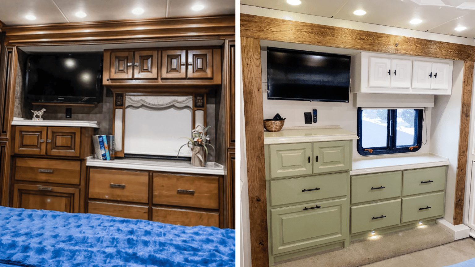 A Complete Guide to Painting RV Interior Walls & Cabinets | RV Inspiration