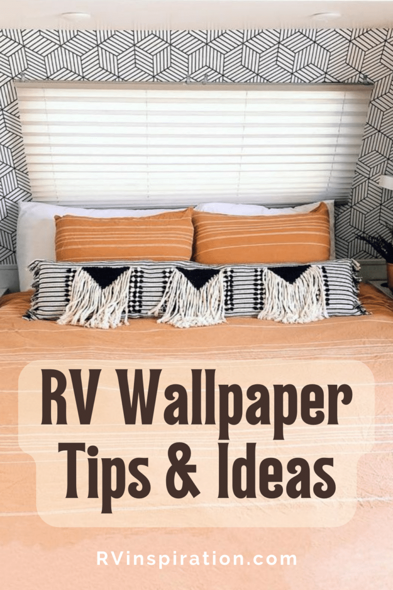 How to Hang RV Wallpaper Ideas for Your Camper Makeover