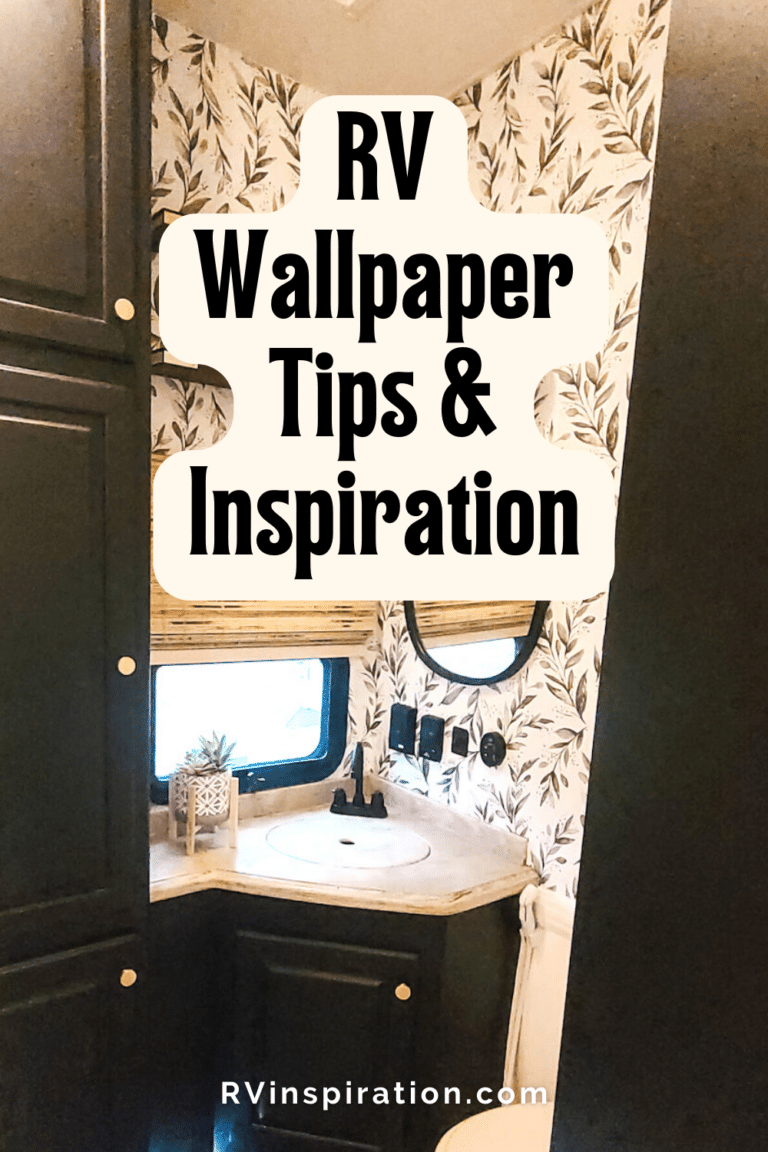 How to Hang RV Wallpaper Ideas for Your Camper Makeover