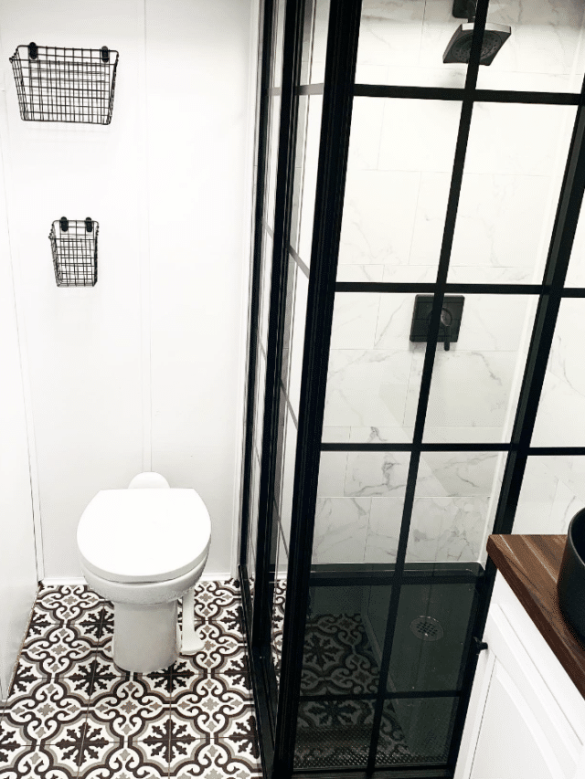 8 Awesome RV Shower Makeover DIY Ideas