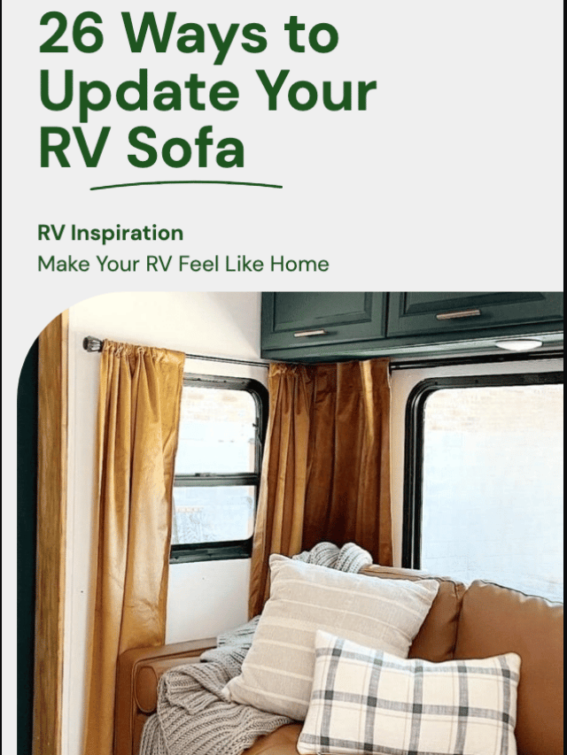 26 Ways to Replace Your RV Sofa Bed Ideas