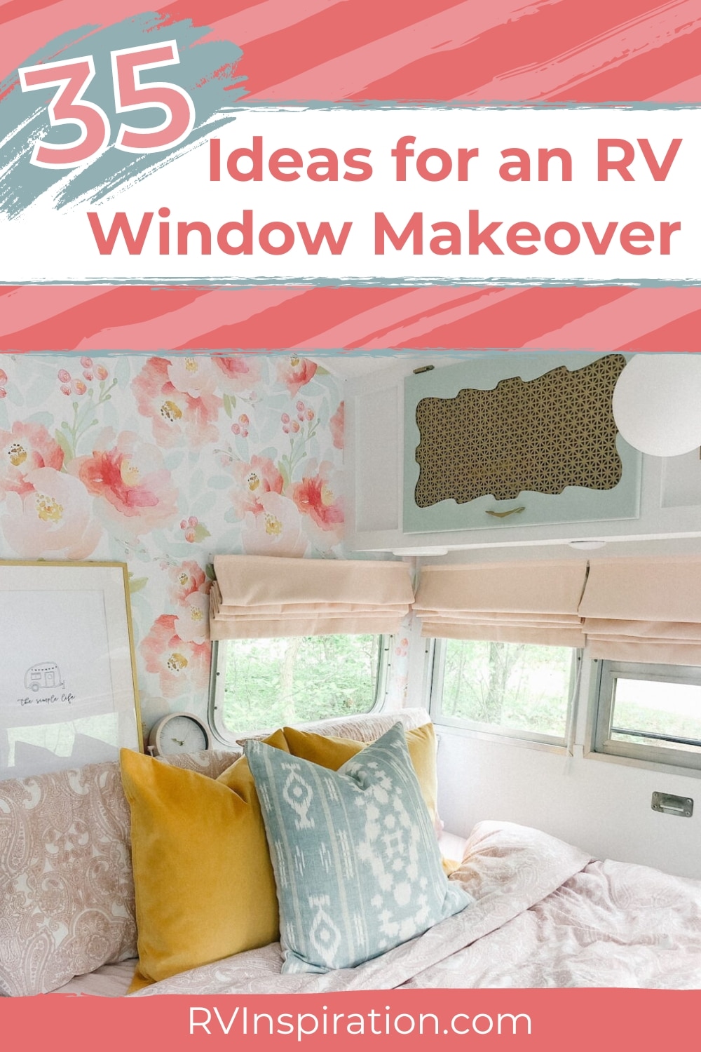 44 Ideas for New RV Window Treatments RV Inspiration