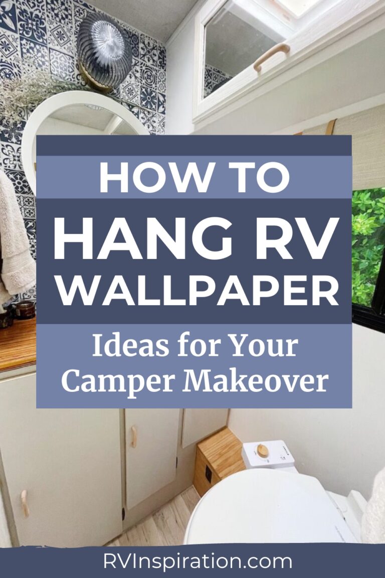 How to Hang RV Wallpaper Ideas for Your Camper Makeover