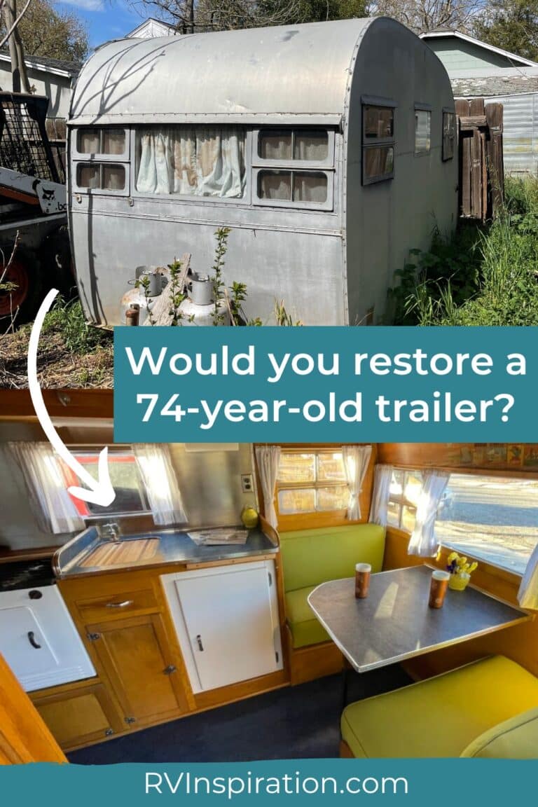 Restored Rv Can you restore a 74-year-old trailer?