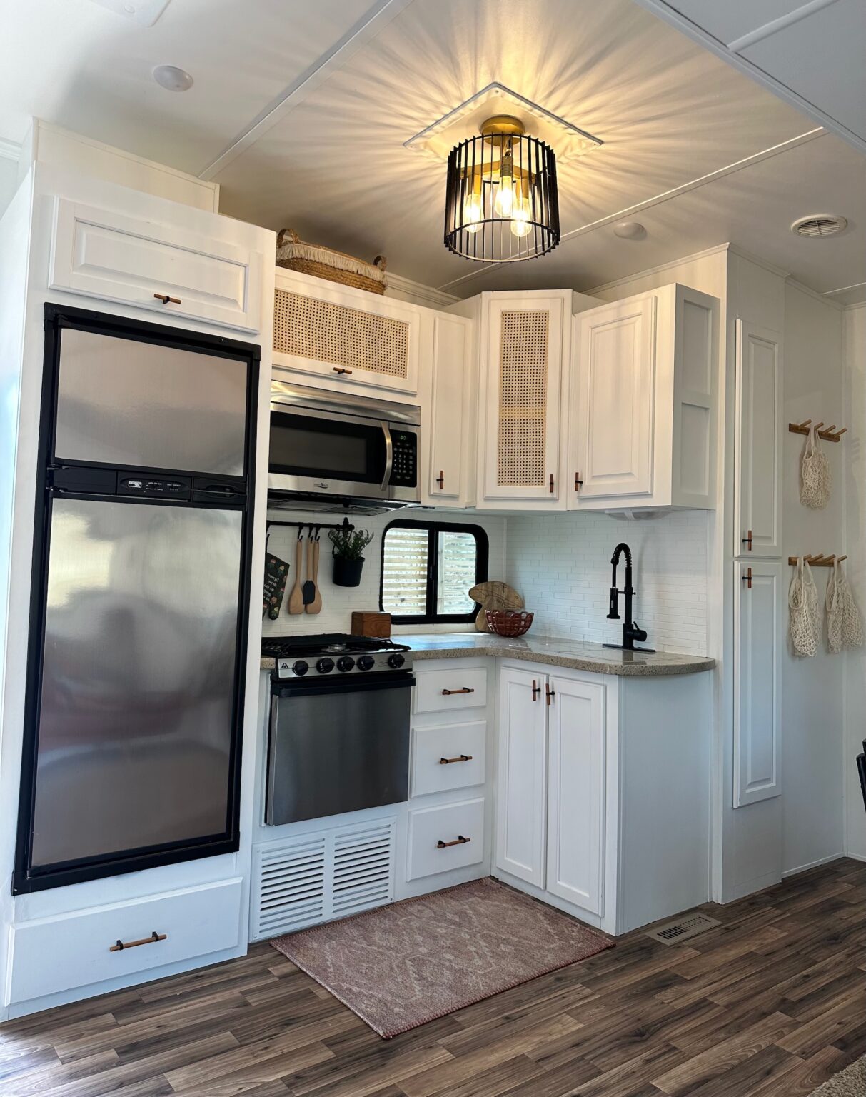 44 Beautiful RV Kitchen Remodels | RV Inspiration