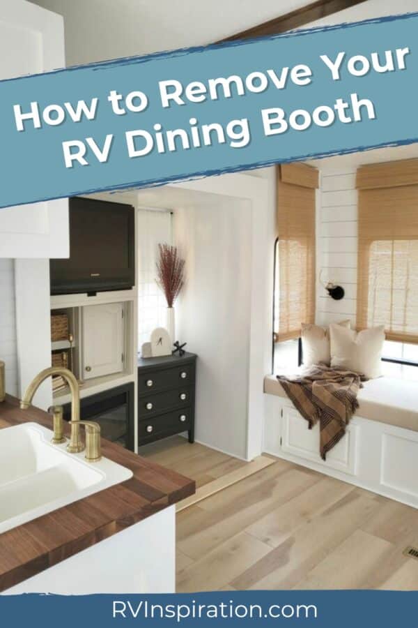 How to Remove Your RV Dining Booth RV Inspiration