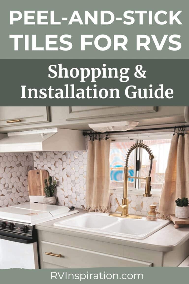 PeelandStick Tiles for RVs Shopping & Installation Guide RV