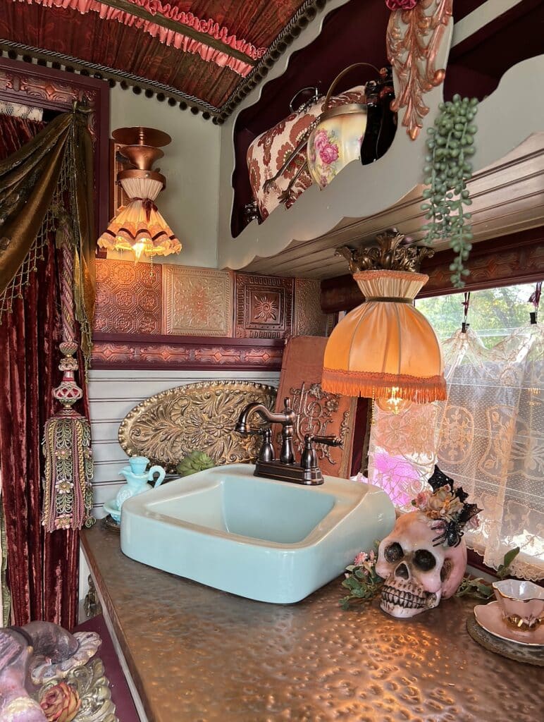 DIY RV Bathroom Sink Replacement Guide + 12 Beautiful RV Sinks | RV ...