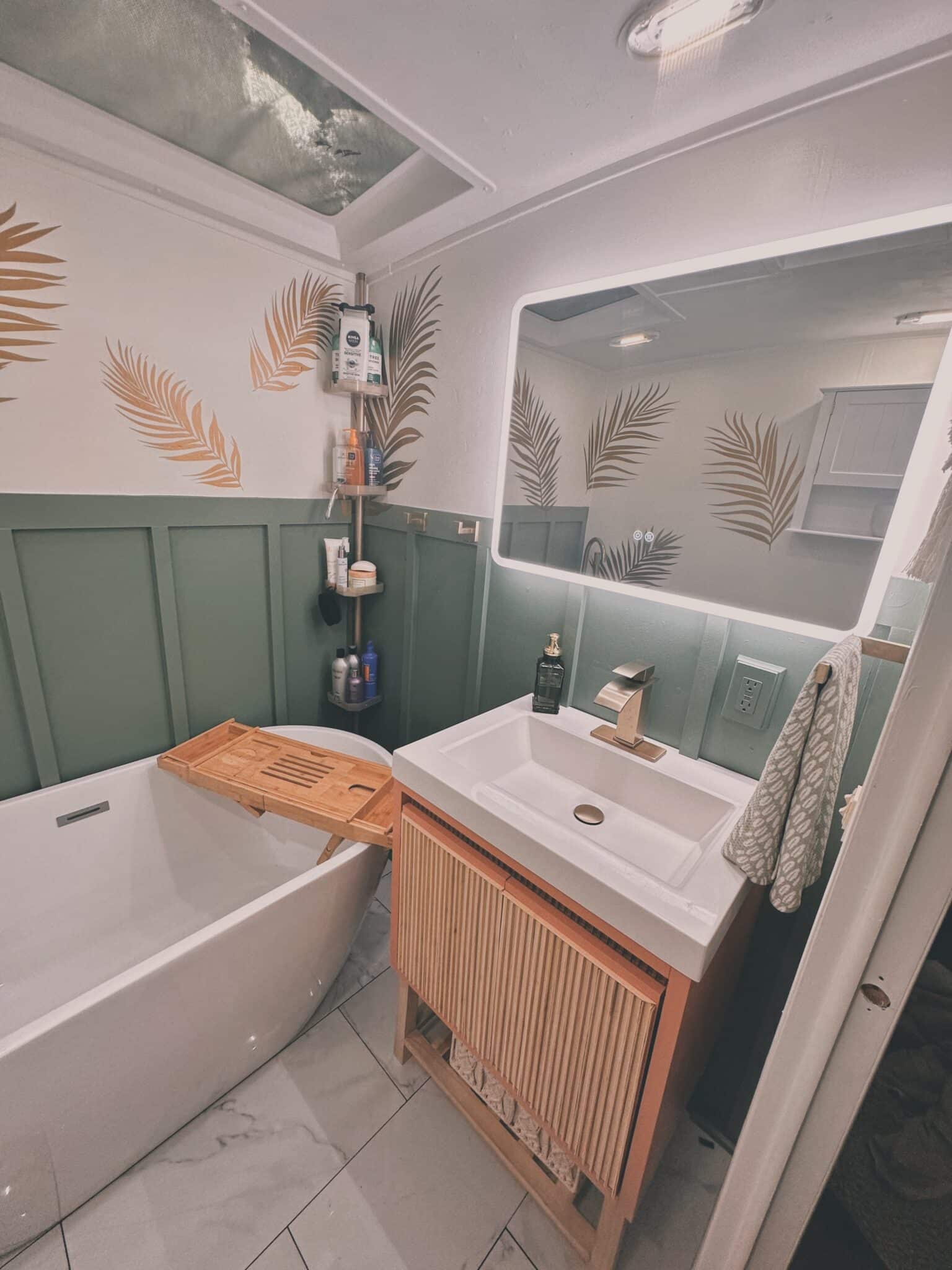 They Saved Thousands at Auction for this RV Bathroom Remodel