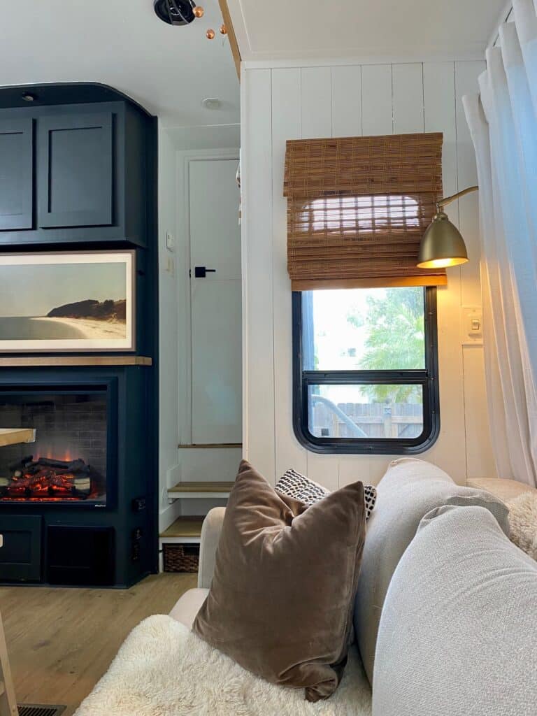 renovated toy hauler blinds