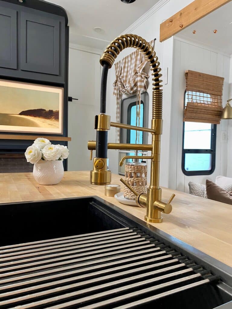 toy hauler kitchen faucet