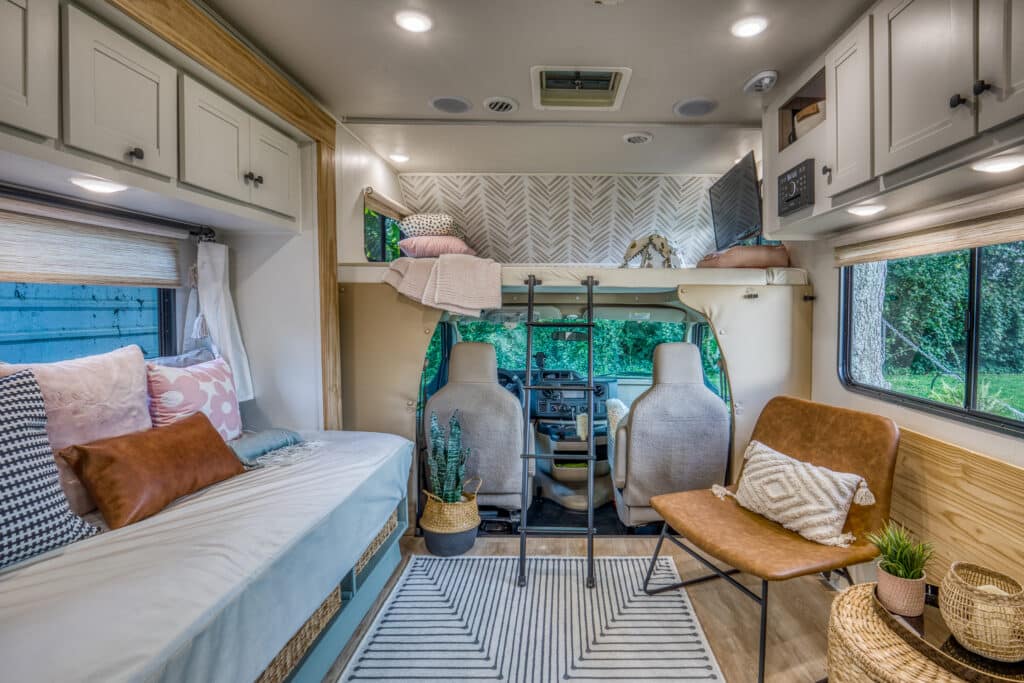 boho cute living motorhome class c