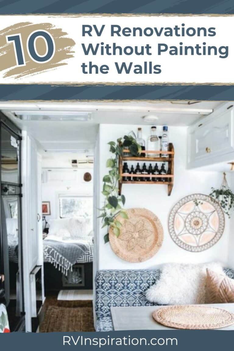 10 RV Renovations Without Painting the Walls | RV Inspiration