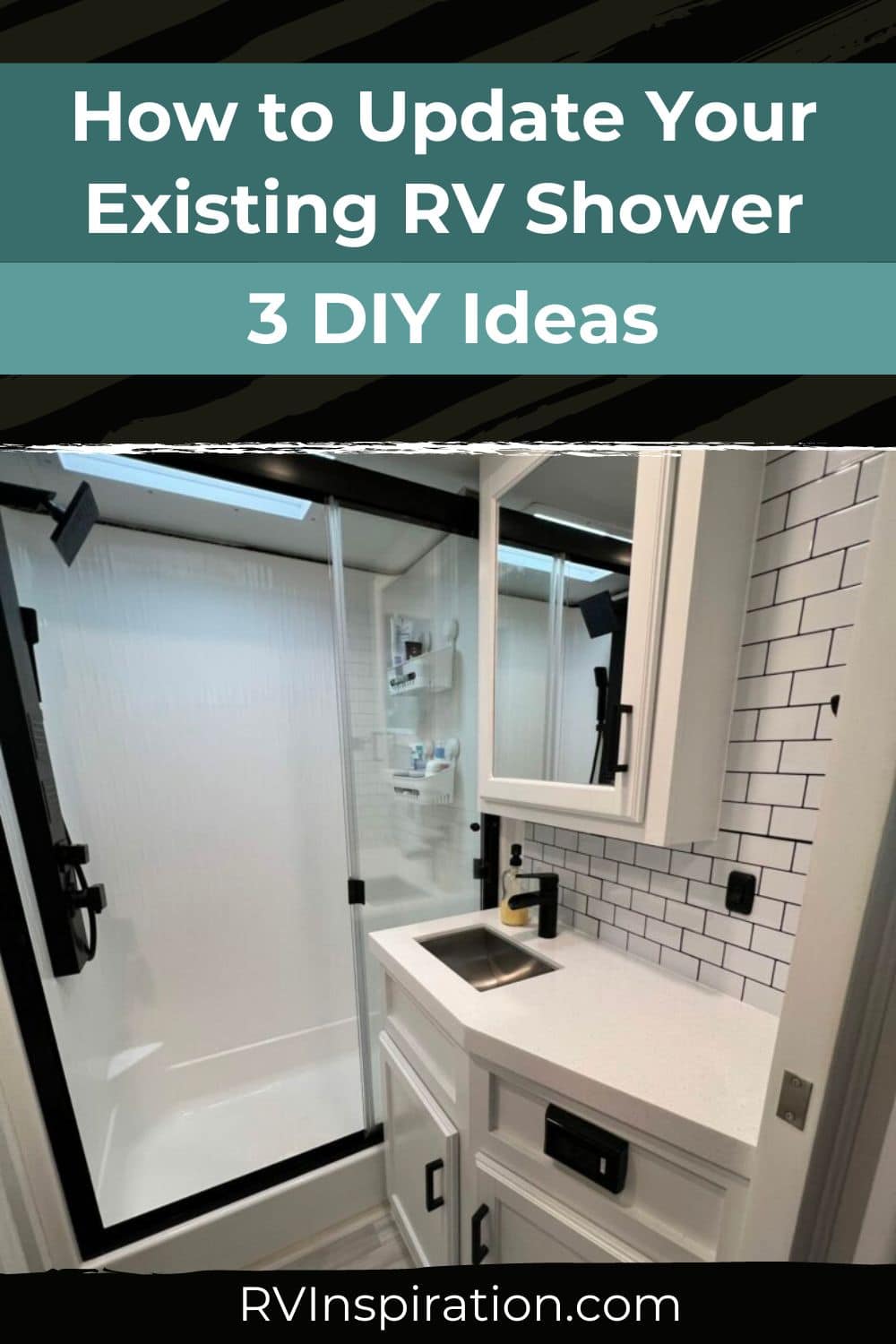 How To Update Your RV Shower: 3 Inexpensive DIY Options