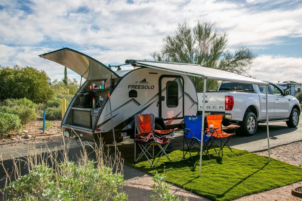 rv outdoor set up