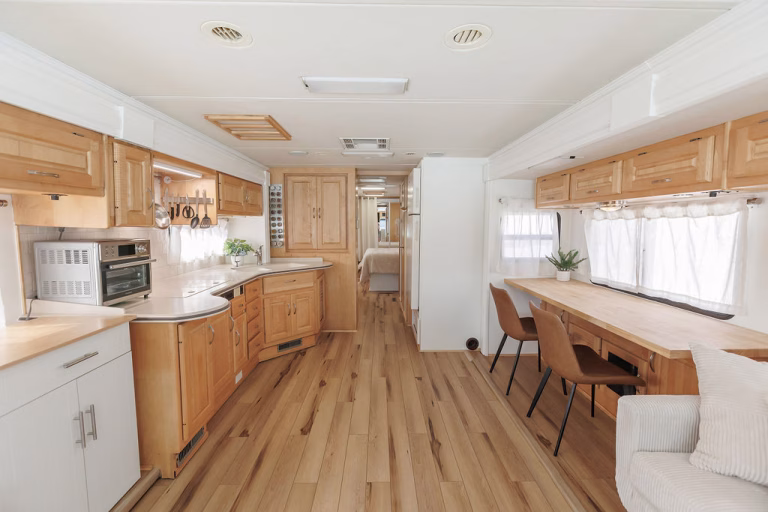 Class A Renovation Ideas Featured Image - Class A Motorhome Remodel by Ashley Mann