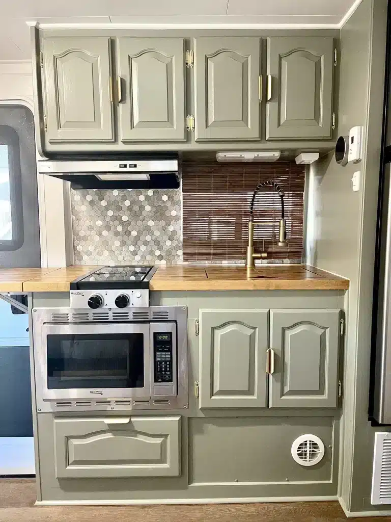 Ktichen Refresh 15 Class C Renovation Ideas to Inspire Your Motorhome Makeover